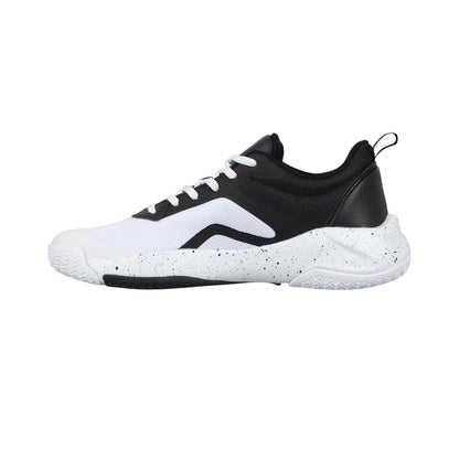 White-Black - Side - Everlast Mens BB100 Speckle Trainers