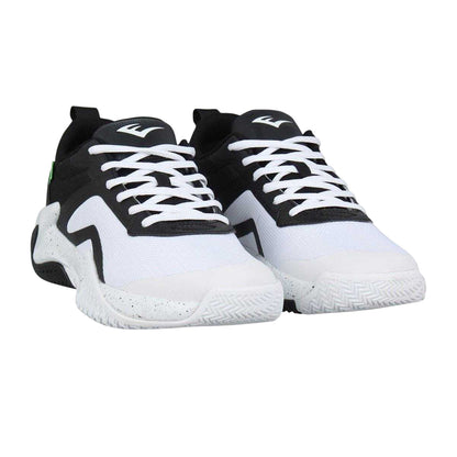 White-Black - Pack Shot - Everlast Mens BB100 Speckle Trainers