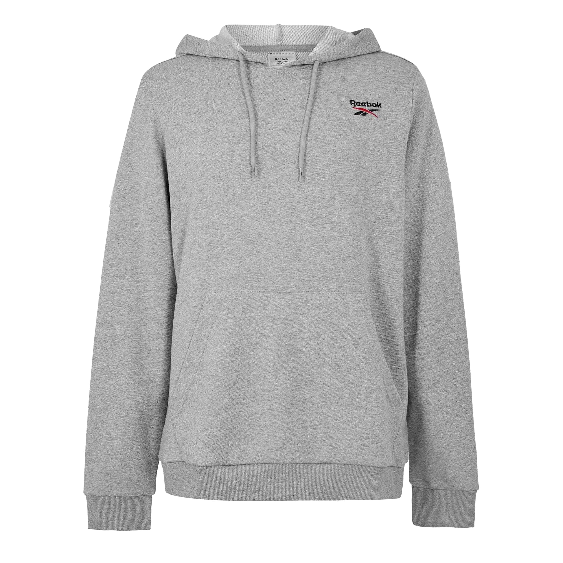 Medium Grey - Front - Reebok Unisex Adult Identity Fleece Hoodie