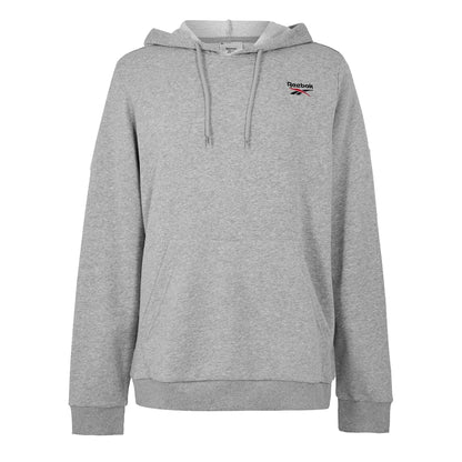 Medium Grey - Front - Reebok Unisex Adult Identity Fleece Hoodie