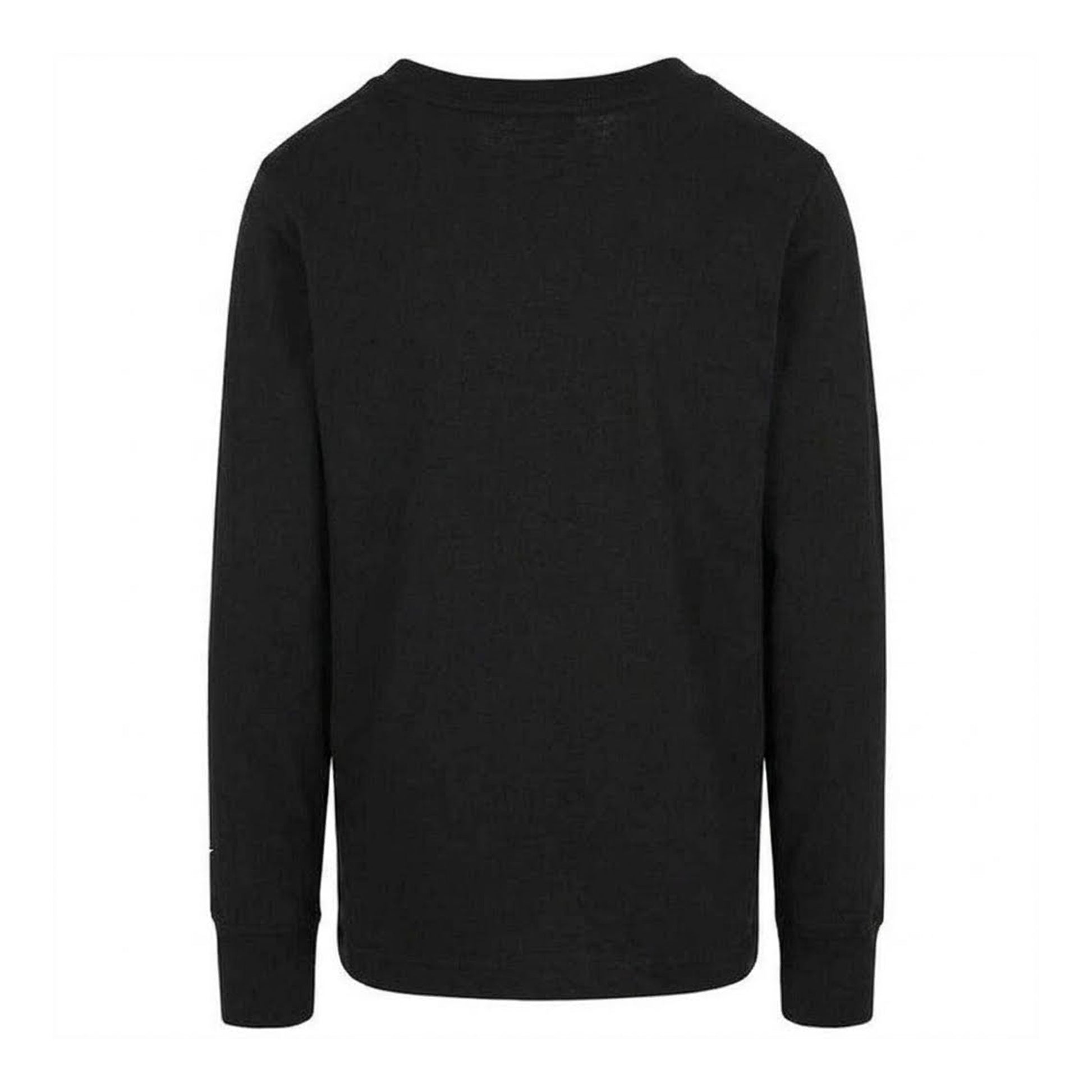 Black - Back - Nike Childrens-Kids Diamond Relaxed Fit Long-Sleeved T-Shirt