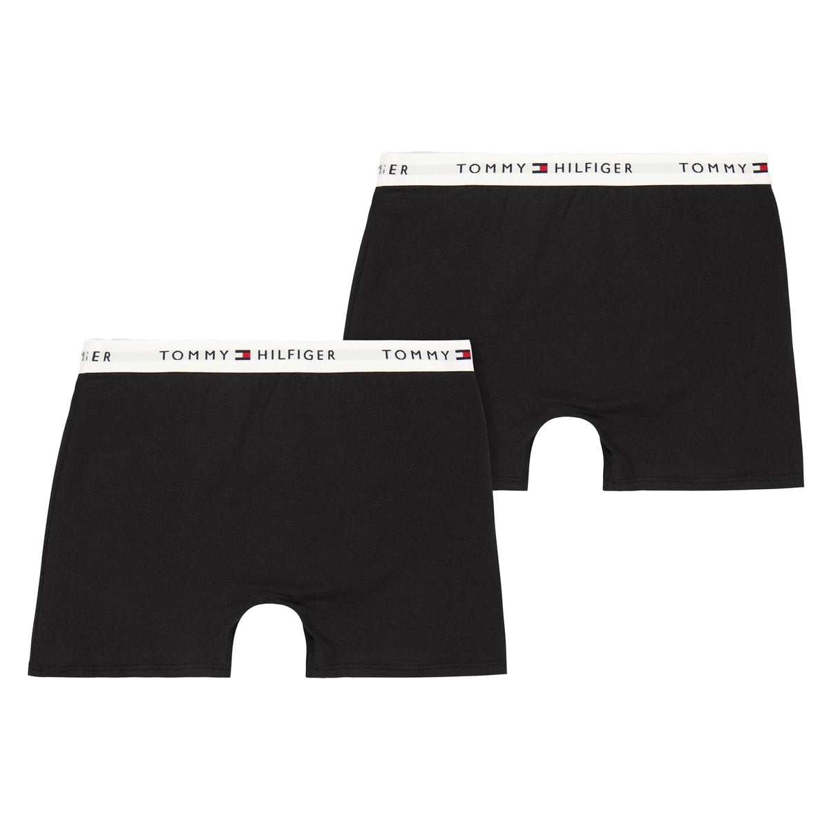 Black - Back - Tommy Hilfiger Boys Boxer Shorts (Pack of 2)