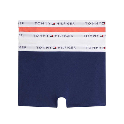Multicoloured - Back - Tommy Hilfiger Boys Boxer Shorts (Pack of 3)