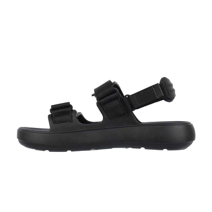 Black - Side - Hot Tuna Unisex Adult Slides