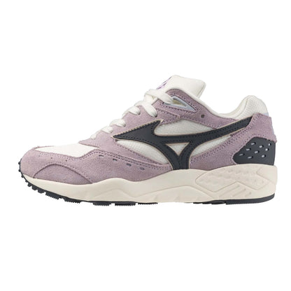 Lavender - Side - Mizuno Mens Contender Sportstyle Suede Shoes