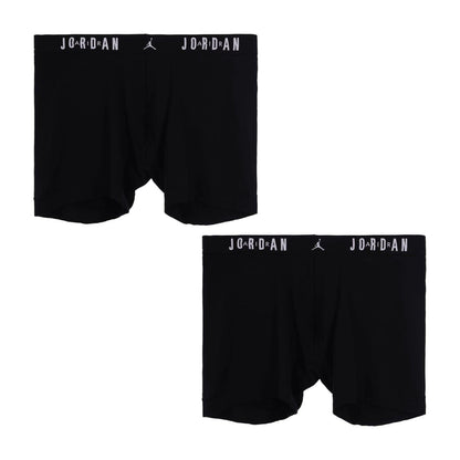 Black - Front - Nike Boys Air Jordan Boxer Shorts (Pack of 3)