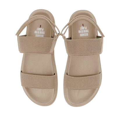Sand - Side - Ecoalf Unisex Adult Thaisalf Two Tone Flatform Slides