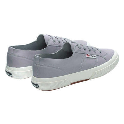Blue - Back - Superga Womens-Ladies 2750 Nappa Leather Flat Shoes