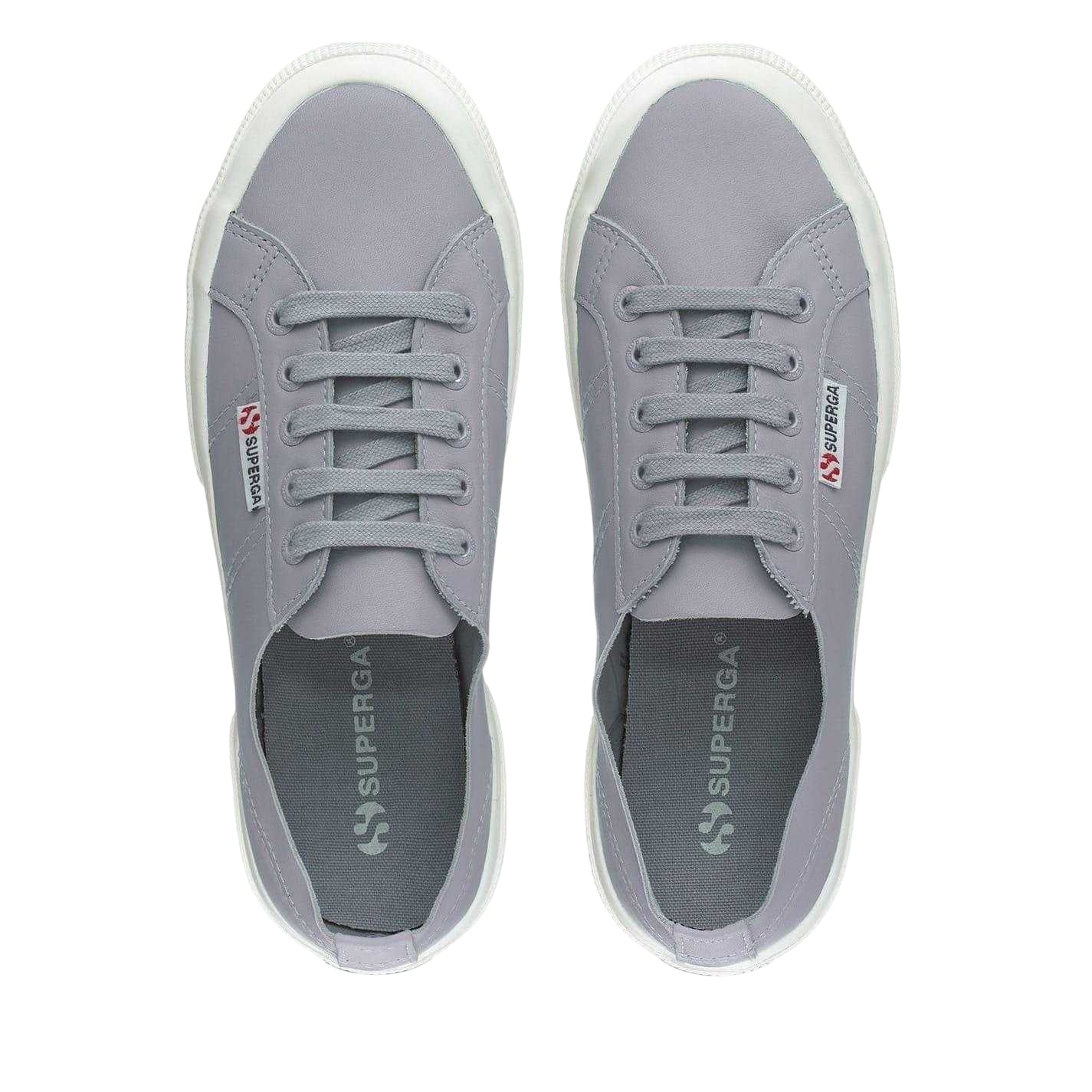 Blue - Lifestyle - Superga Womens-Ladies 2750 Nappa Leather Flat Shoes