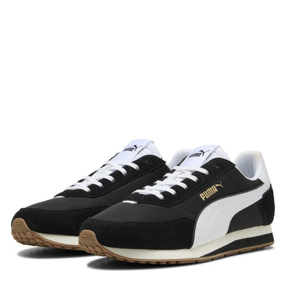 Black-White - Front - Puma Mens ST Miler Trainers