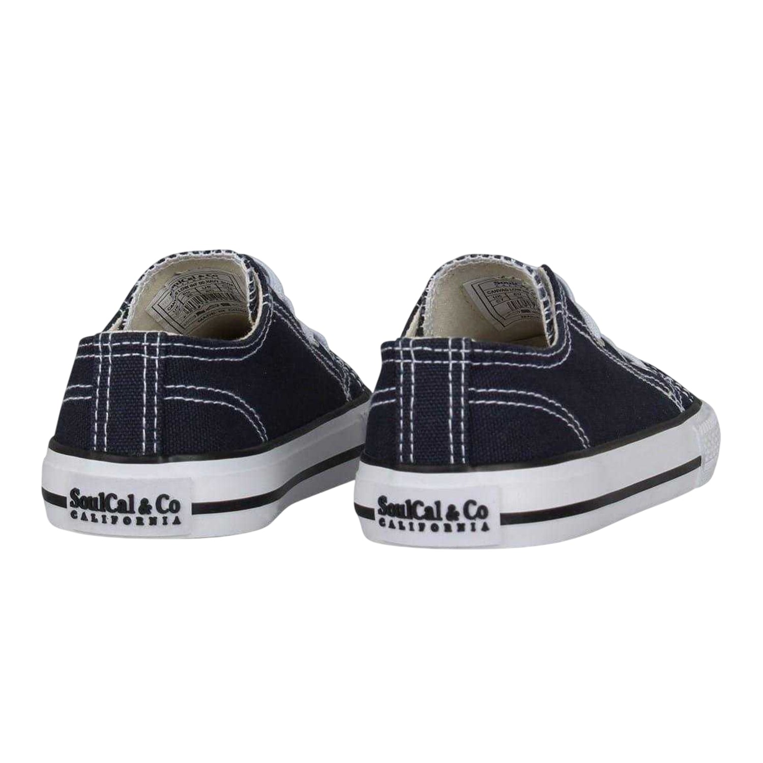 Navy - Back - SoulCal Childrens-Kids Canvas Canvas
