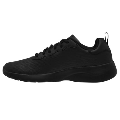 Black - Side - Skechers Mens Dynamight 2.0 Memory Foam Trainers