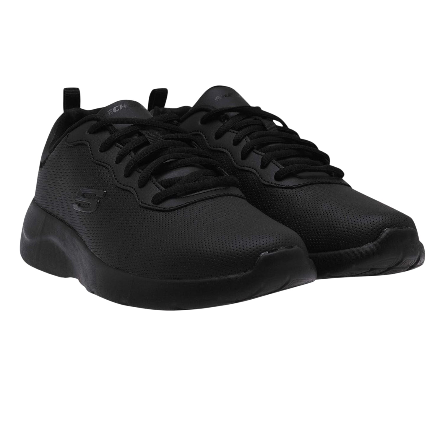 Black - Lifestyle - Skechers Mens Dynamight 2.0 Memory Foam Trainers