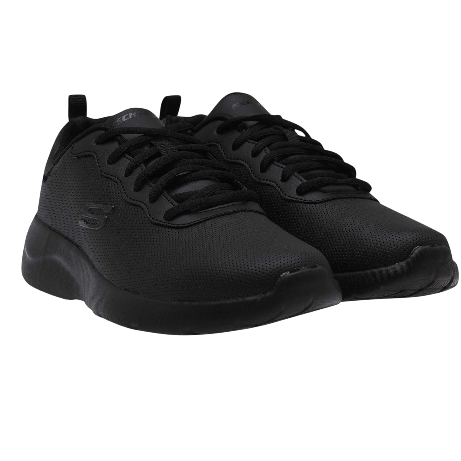Black - Lifestyle - Skechers Mens Dynamight 2.0 Memory Foam Trainers