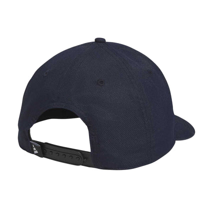 Navy - Back - Adidas Mens Golf Logo Polyester Golf Snapback Cap