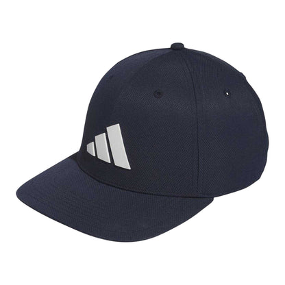 Navy - Front - Adidas Mens Golf Logo Polyester Golf Snapback Cap