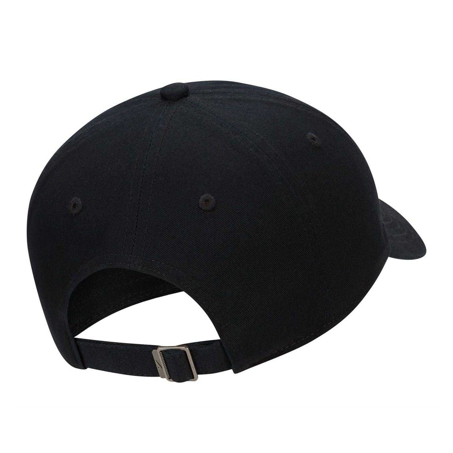 Black-White - Back - Nike Unisex Adult Heritage 86 Futura Washed Baseball Cap