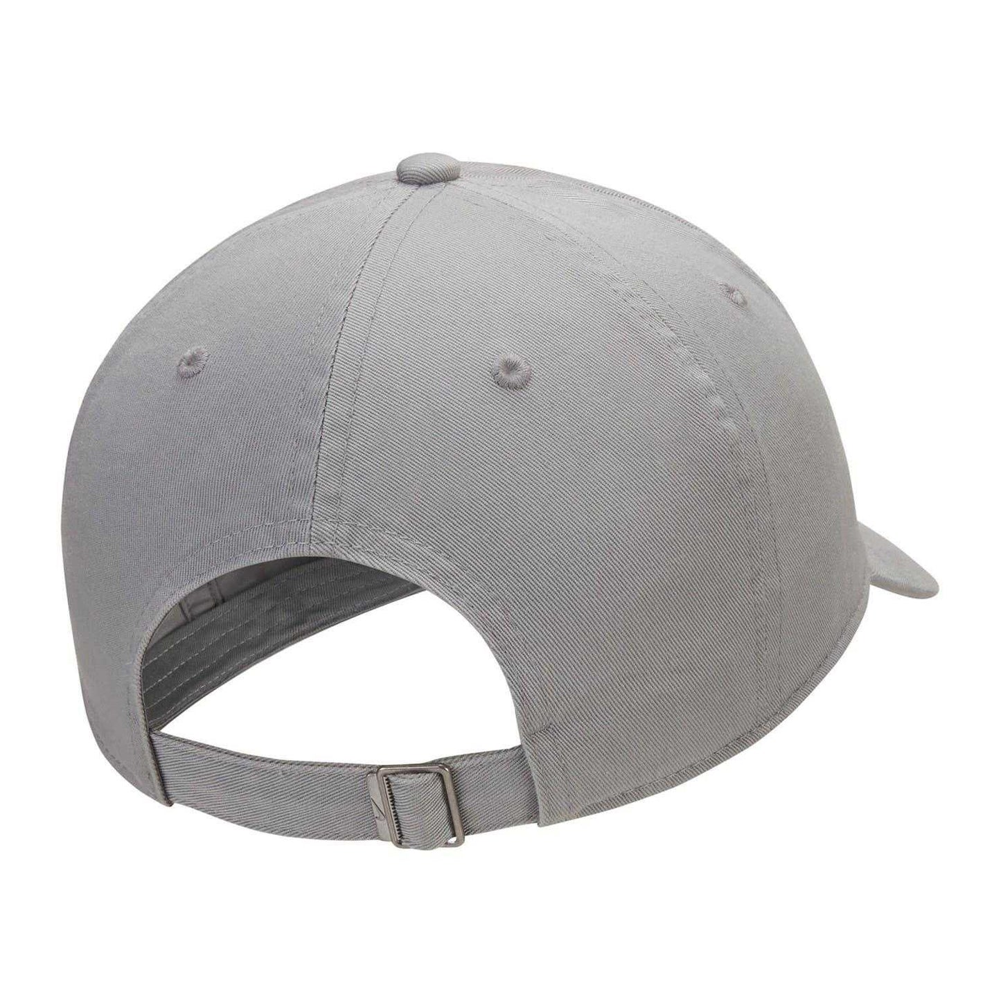 Grey-White - Back - Nike Unisex Adult Heritage 86 Futura Washed Baseball Cap