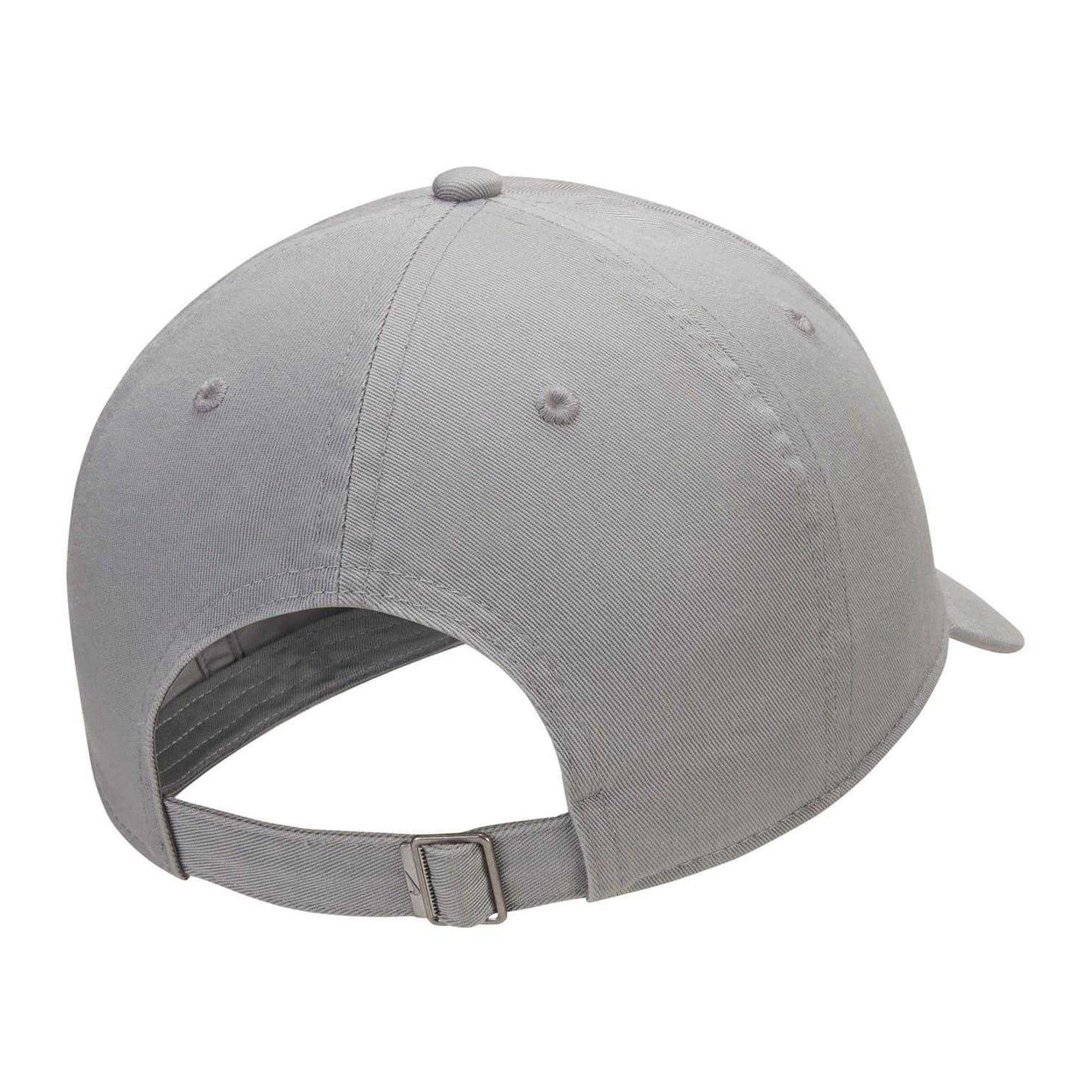 Grey-White - Back - Nike Unisex Adult Heritage 86 Futura Washed Baseball Cap