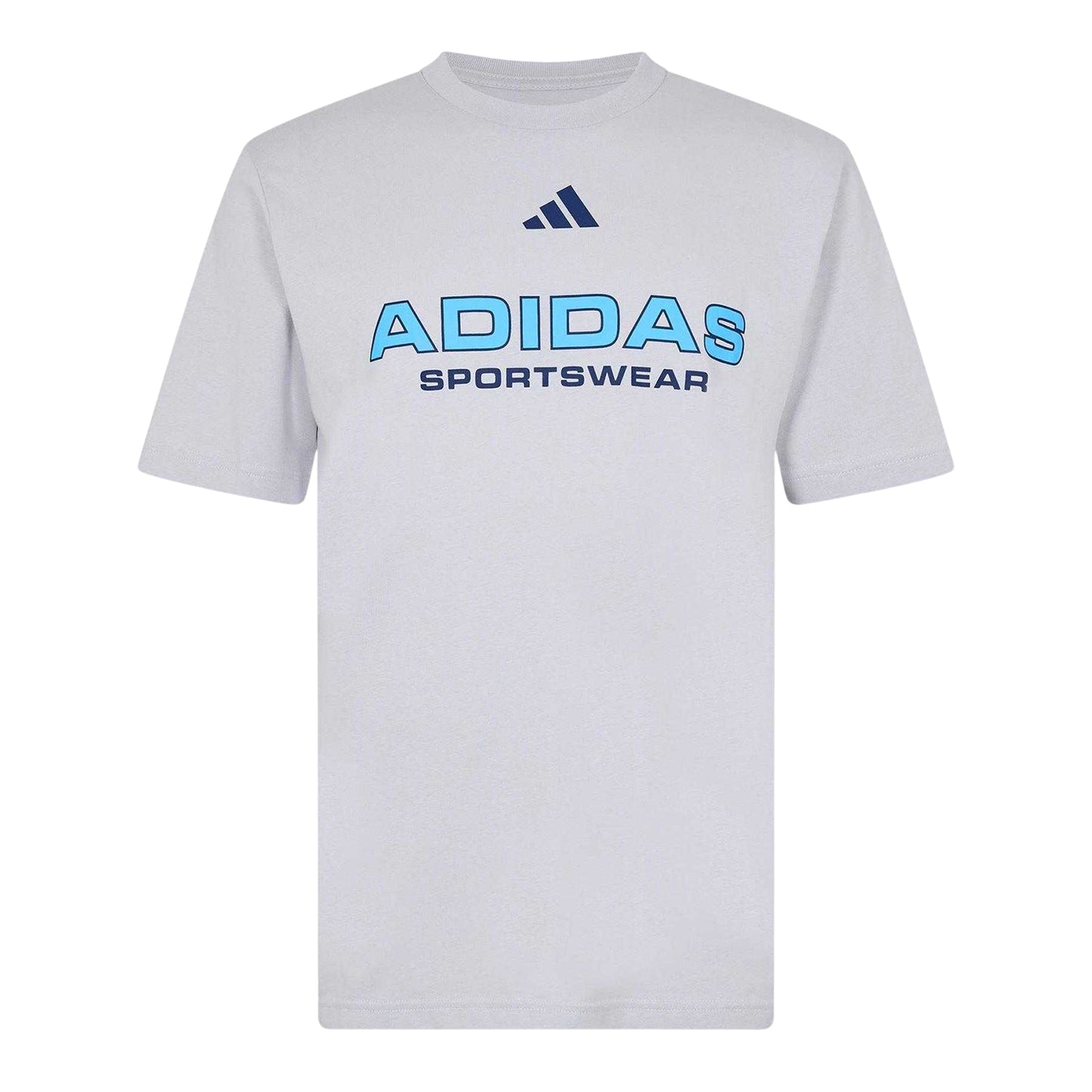 Grey - Front - Adidas Mens House Of Tiro Linear Regular T-Shirt