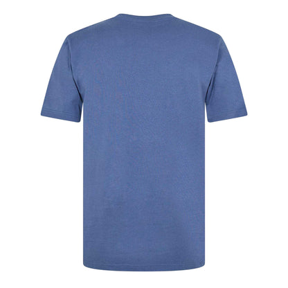 Navy-Teal - Back - Adidas Mens House Of Tiro Linear Regular T-Shirt