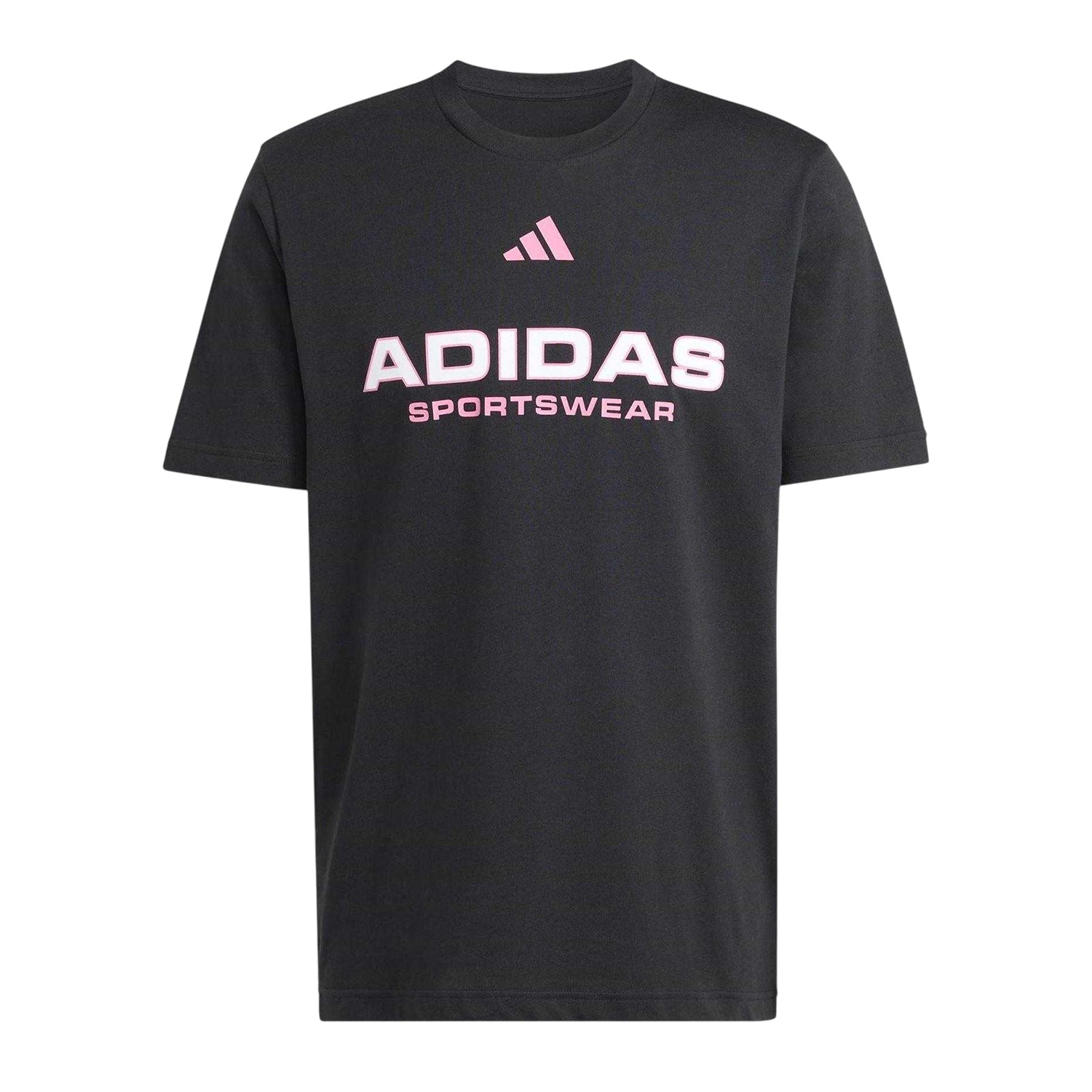Black - Front - Adidas Mens House Of Tiro Linear Regular T-Shirt