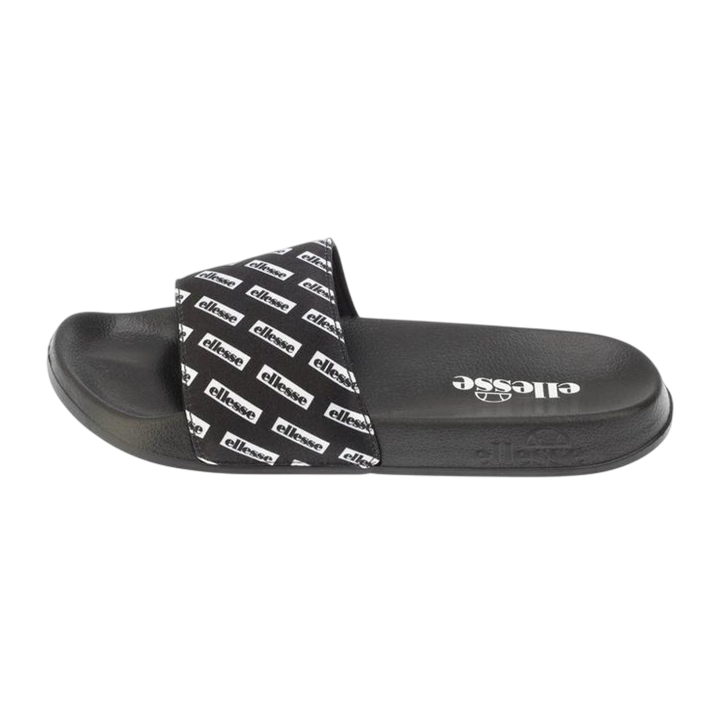 Black - Back - Ellesse Mens Morgans Slip-on Casual Flat Slides