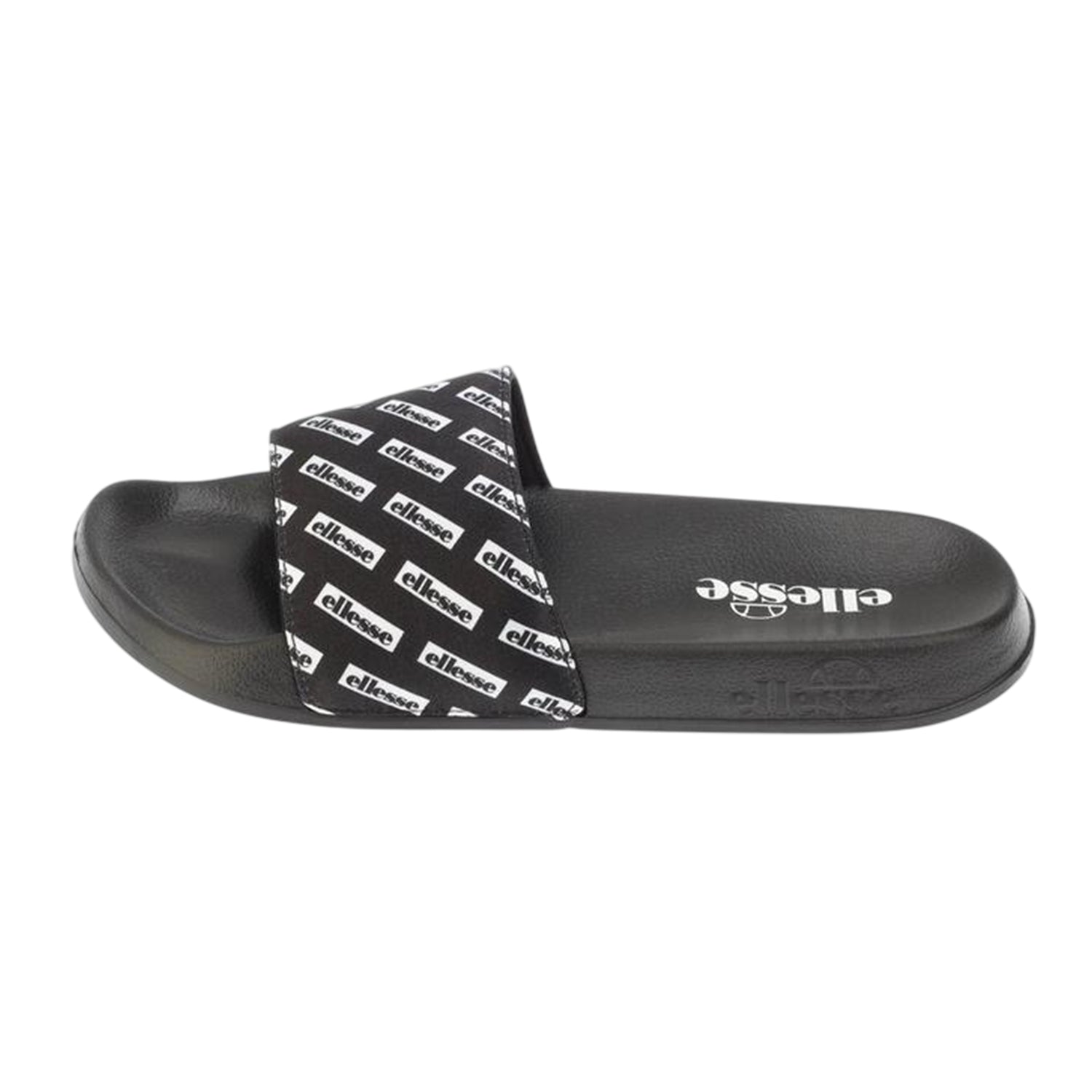 Black - Back - Ellesse Mens Morgans Slip-on Casual Flat Slides