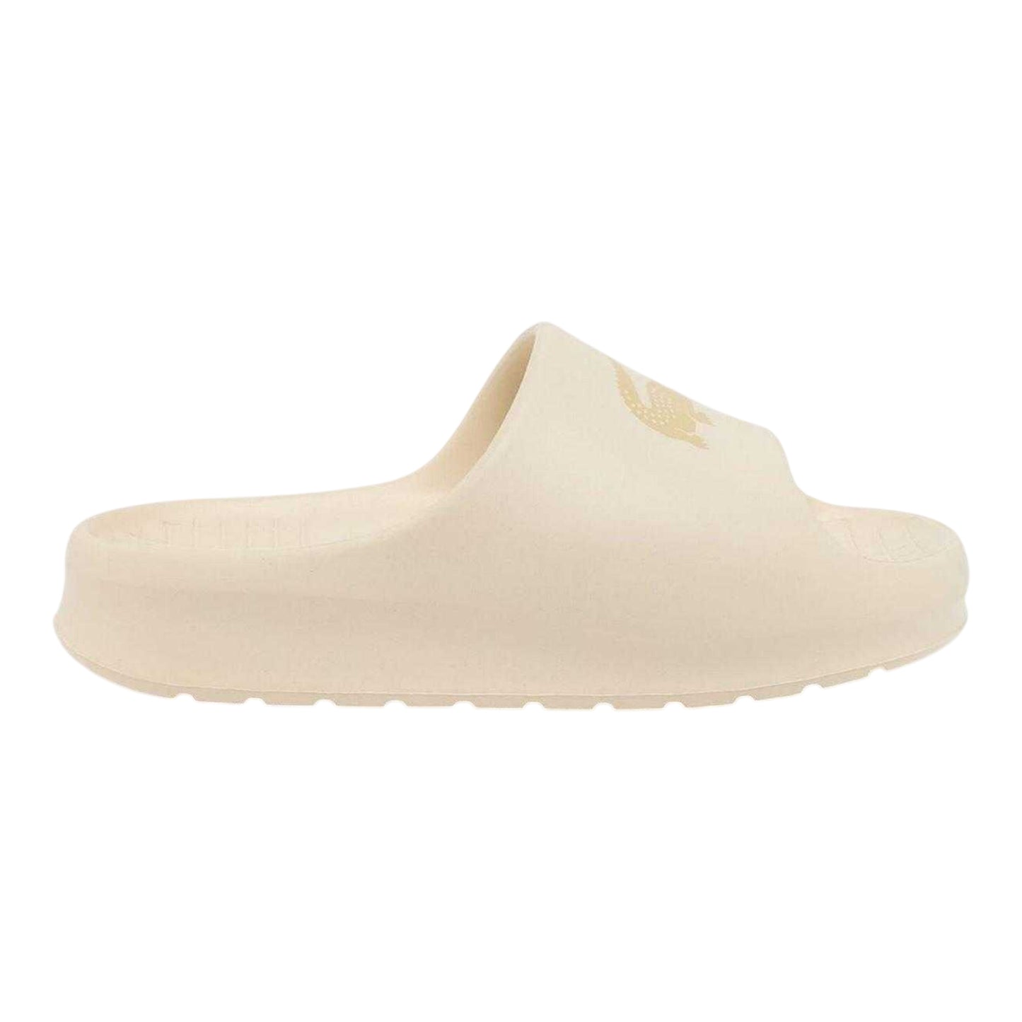 Off White - Front - Lacoste Mens Serve Crocodile Holiday Sliders