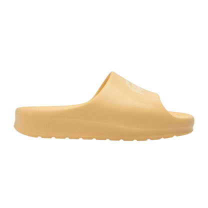 Yellow - Front - Lacoste Mens Serve Crocodile Holiday Sliders