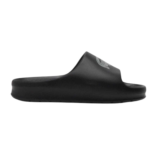 Grey - Front - Lacoste Mens Serve Crocodile Holiday Sliders