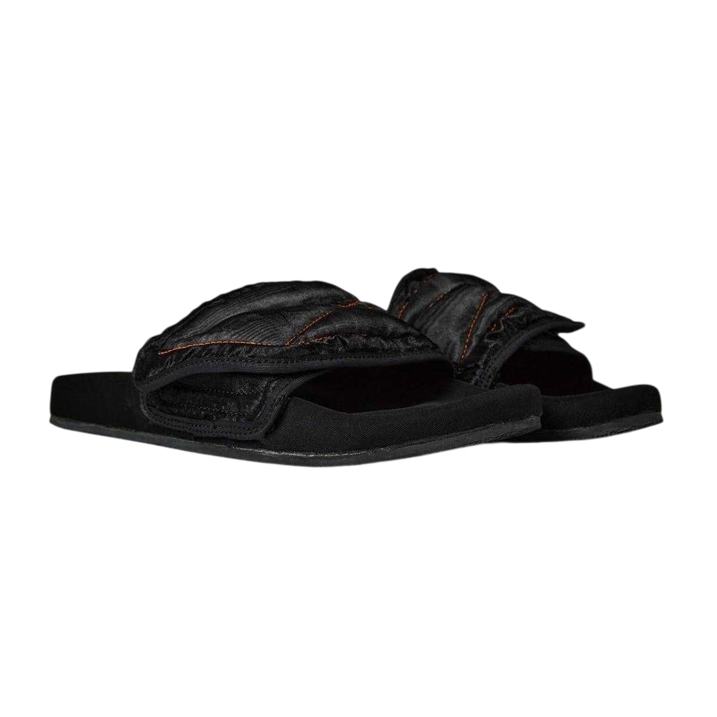 Black - Lifestyle - Heron Preston Unisex Adult Cotton Flat Sliders