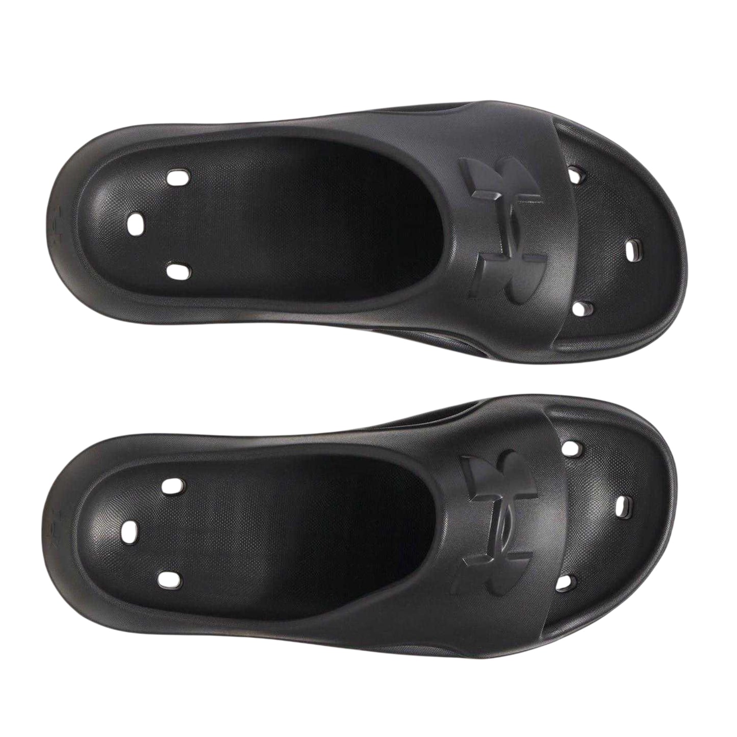 Black - Side - Under Armour Mens Locker Sliders