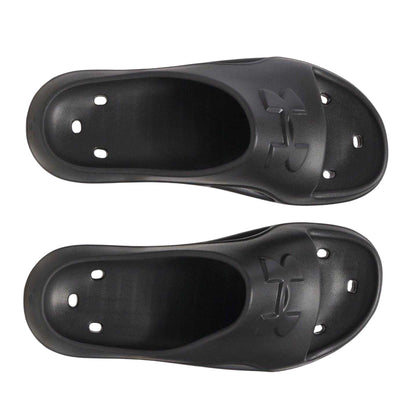 Black - Side - Under Armour Mens Locker Sliders