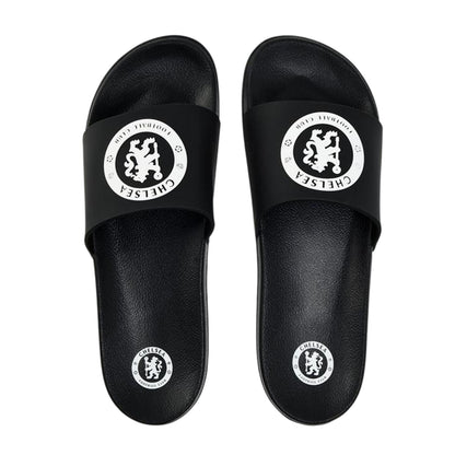 Blue - Side - Hype Unisex Adult Flat Sliders