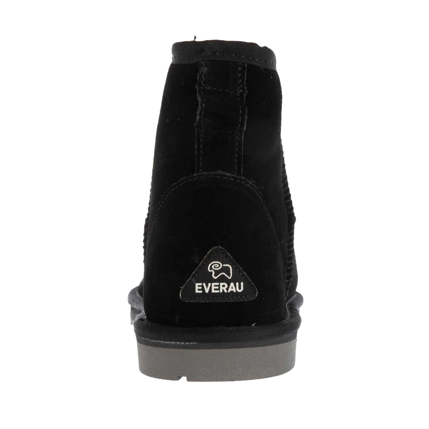 Black - Back - EverAu Womens-Ladies Emu Mini Cow Suede Classic Boots