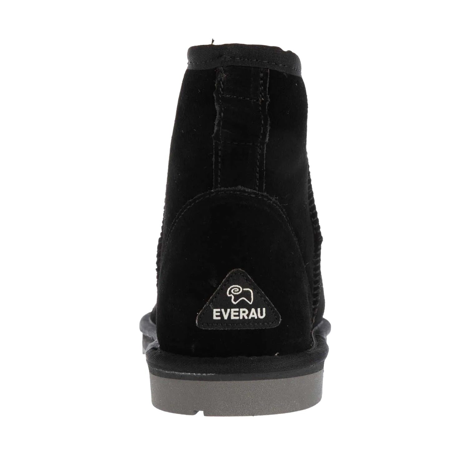 Black - Back - EverAu Womens-Ladies Emu Mini Cow Suede Classic Boots