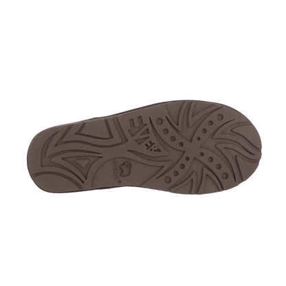 Brown - Lifestyle - EverAu Womens-Ladies Emu Mini Cow Suede Classic Boots