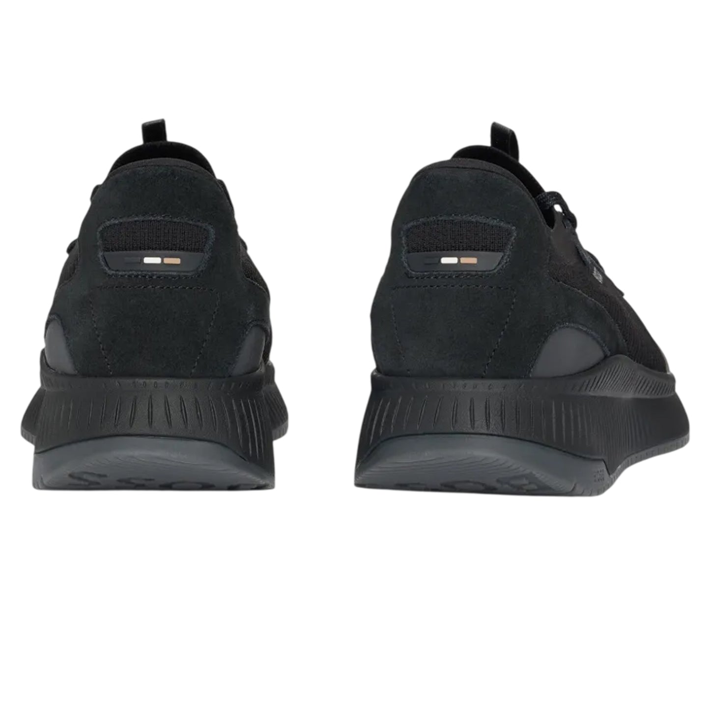 Black - Back - Boss Mens TTNM EVO Suede Trainers