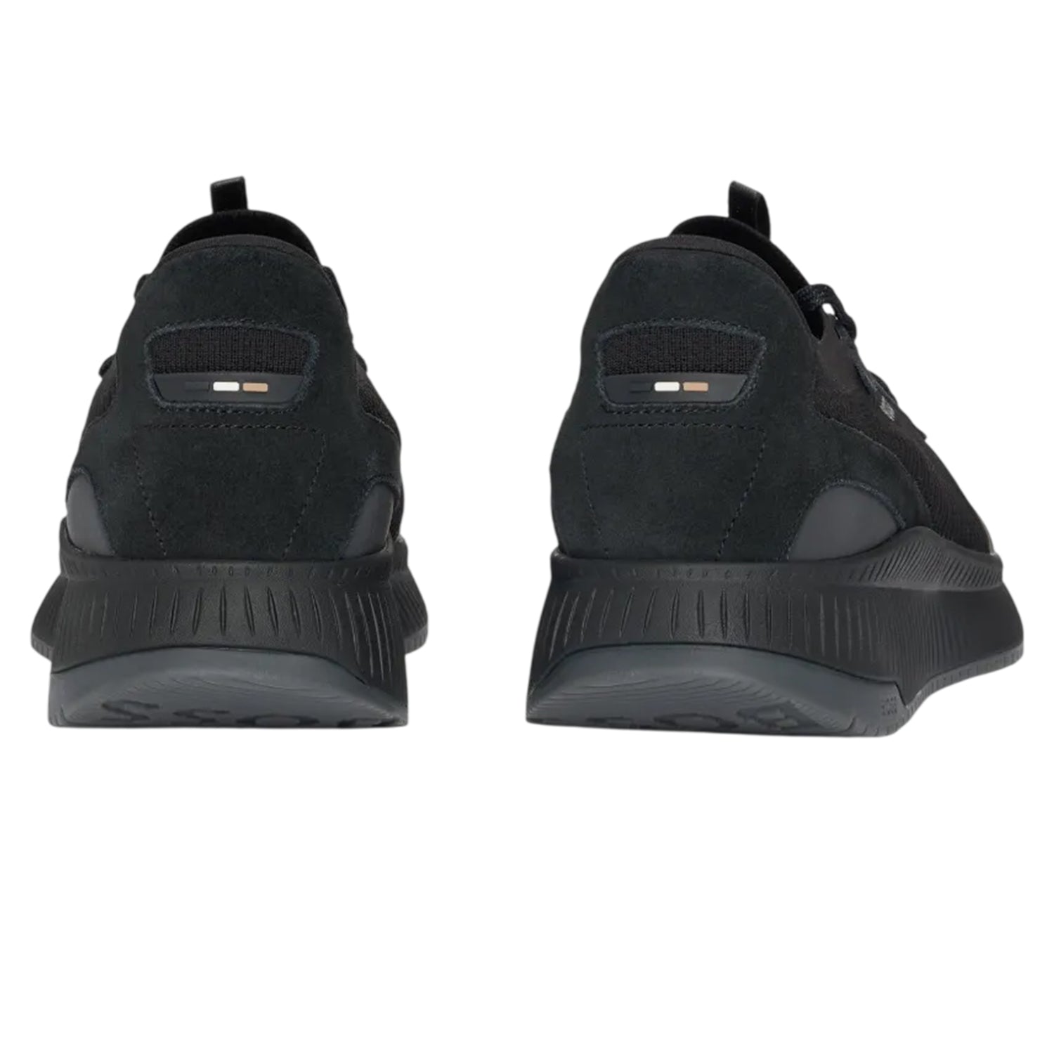 Black - Back - Boss Mens TTNM EVO Suede Trainers