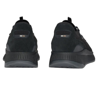 Black - Back - Boss Mens TTNM EVO Suede Trainers