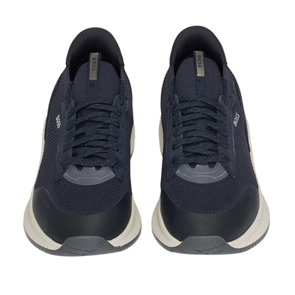 Navy - Lifestyle - Boss Mens TTNM EVO Suede Trainers
