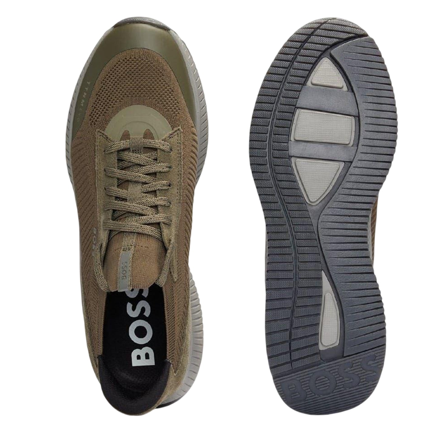Black - Pack Shot - Boss Mens TTNM EVO Suede Trainers