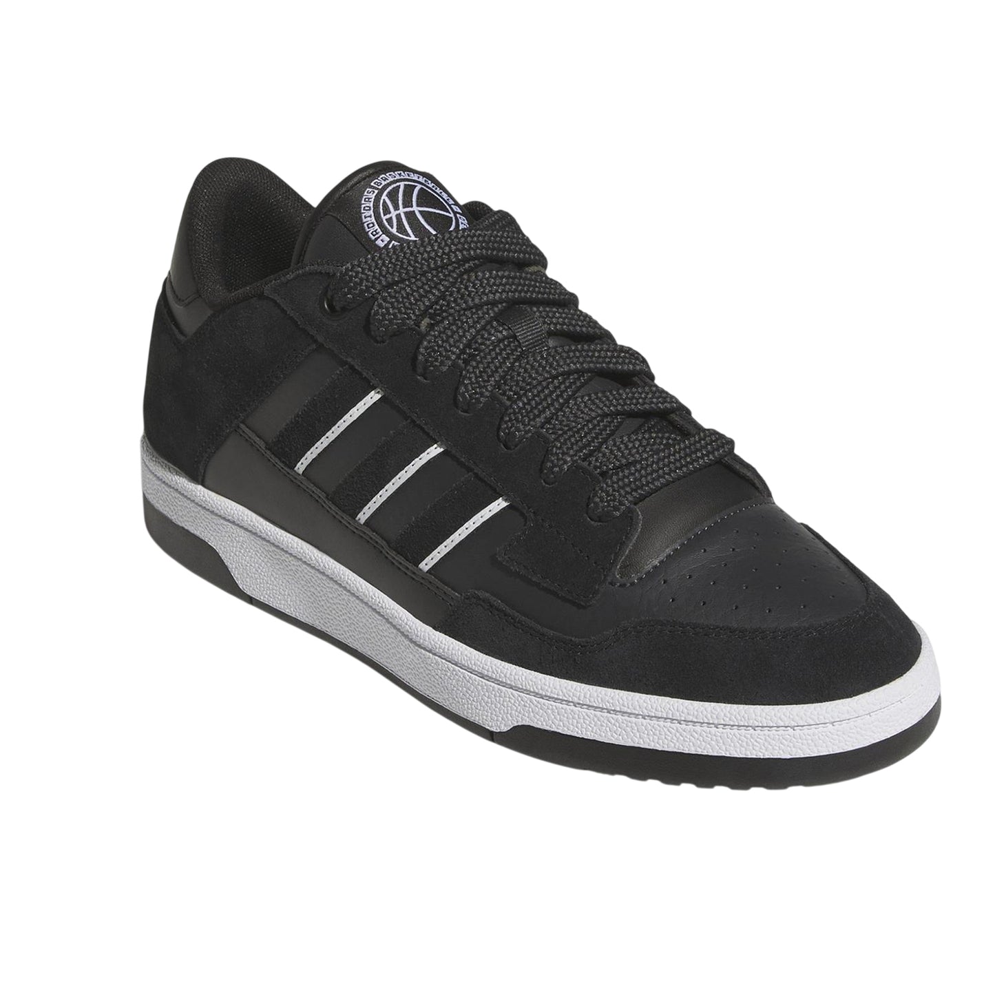 Black - Lifestyle - Adidas Mens Rapid Court Suede Trainers