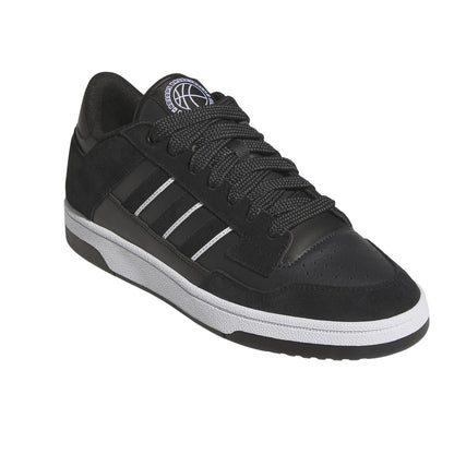 Black - Lifestyle - Adidas Mens Rapid Court Suede Trainers