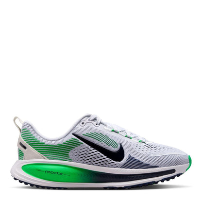 White-Mid Navy - Front - Nike Childrens-Kids Vomero 18 Trainers