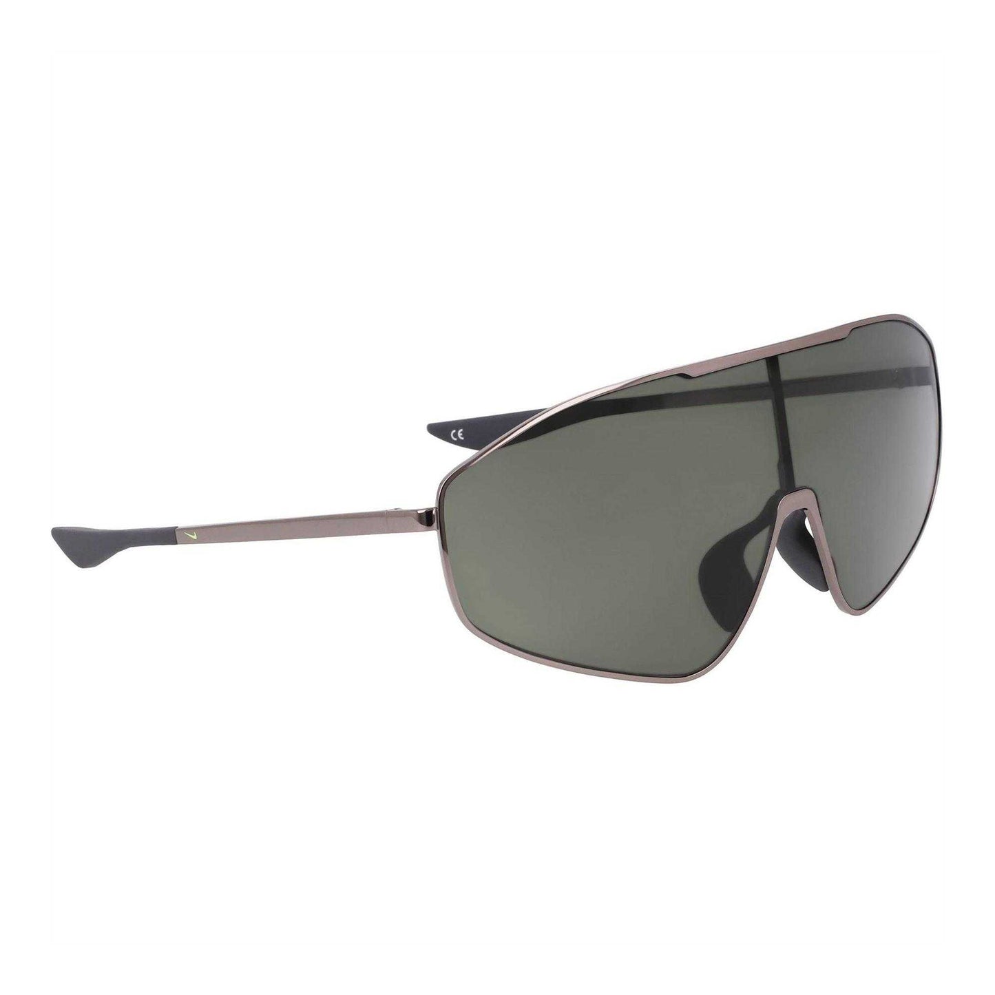 Gunmetal Grey-Green - Front - Nike Unisex Adult Echo Shield Sport Sunglasses