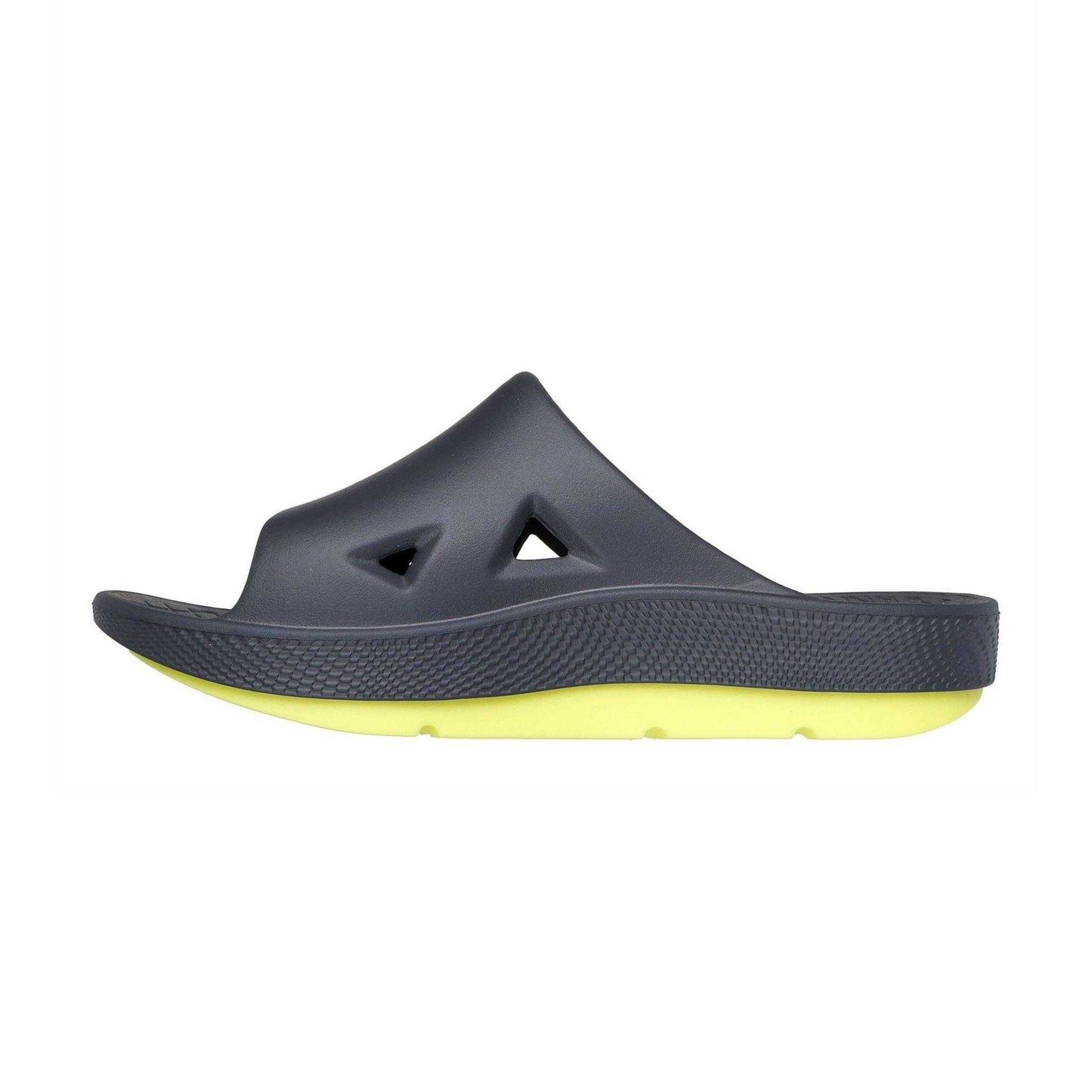 Charcoal-Green - Back - Skechers Mens Arch Fit Sliders