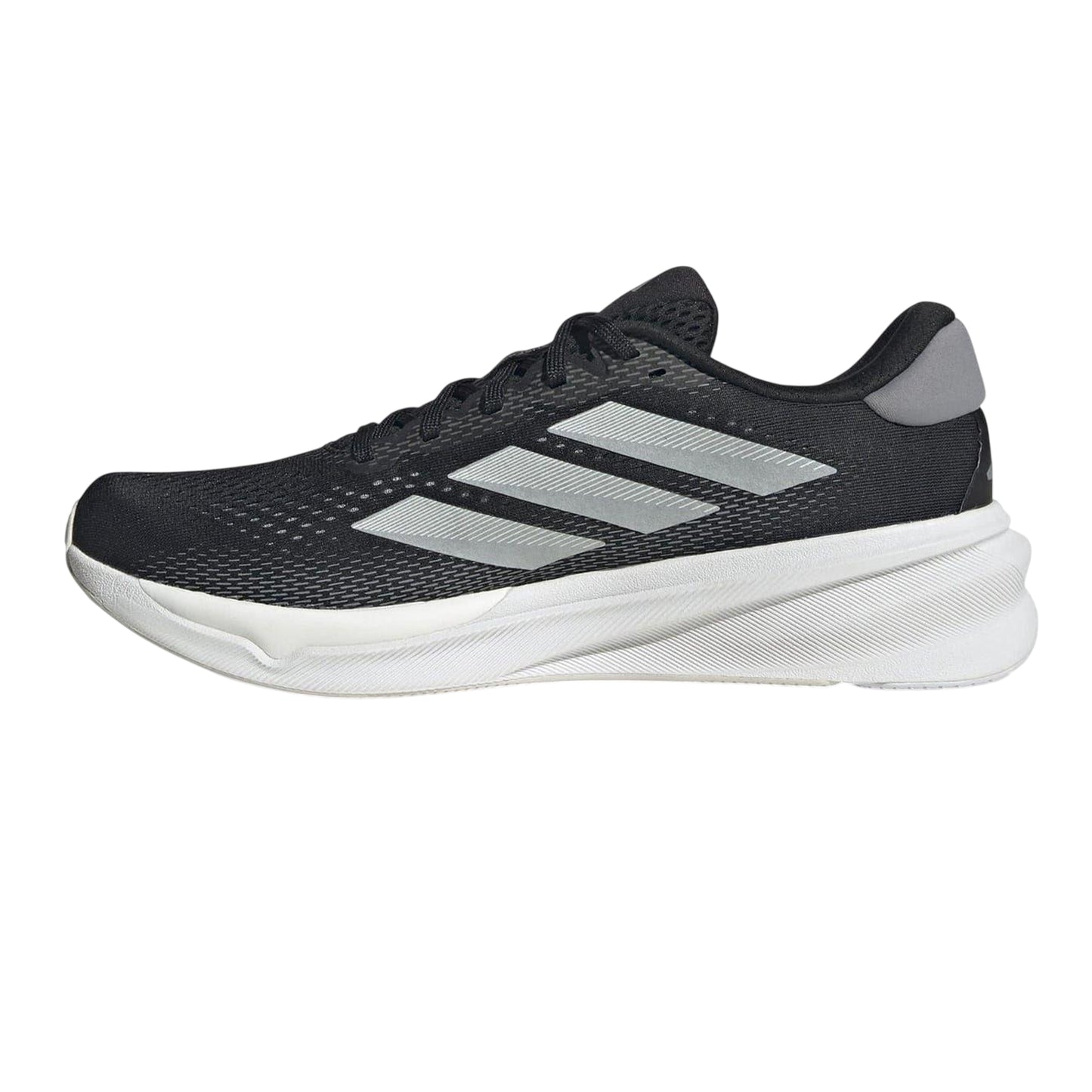 Black-White - Side - Adidas Mens Supernova Stride 2 Trainers