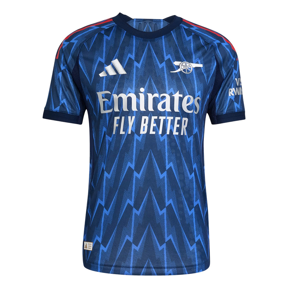Blue-Grey - Front - Adidas Childrens-Kids Arsenal FC Away Jersey